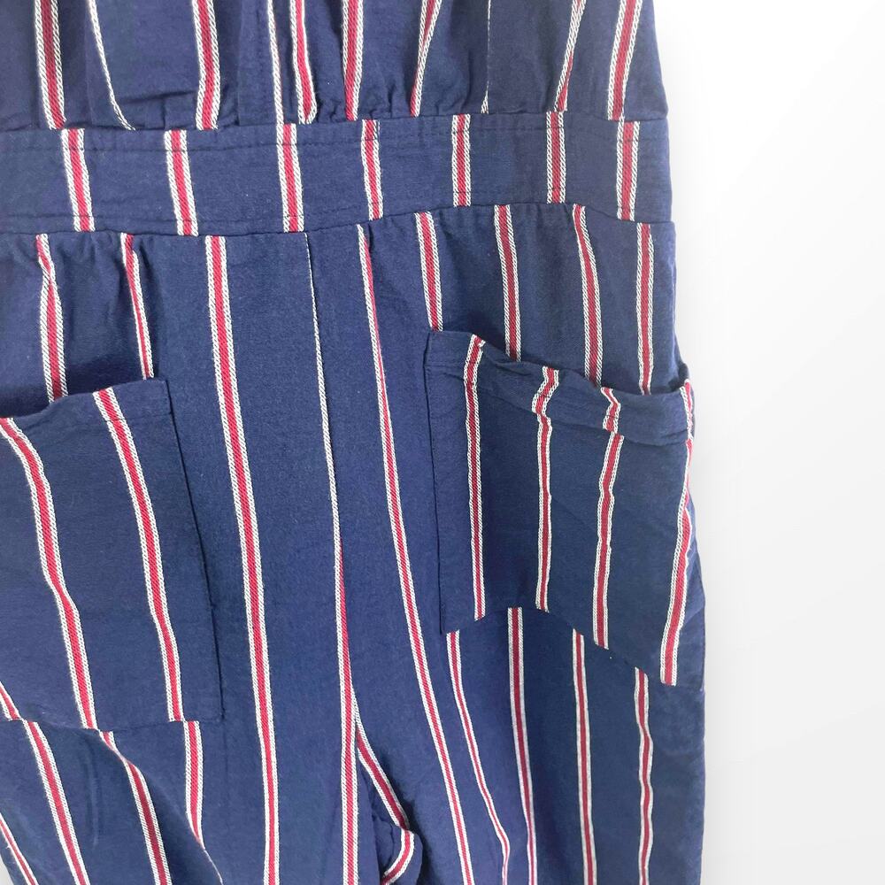 Universal Thread Blue Red Striped Sleeveless Jump… - image 4